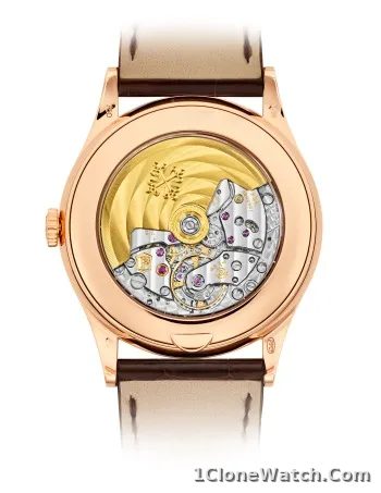 Patek Philippe Complications Rose Gold Silver Dial Watch 5396R-011 - detail