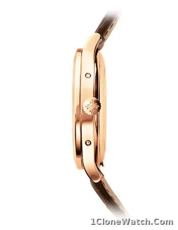 Patek Philippe Complications Rose Gold Silver Dial Watch 5396R-011 - detail