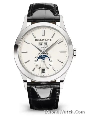 Patek Philippe Complications White Gold Silver Dial Watch 5396G-011