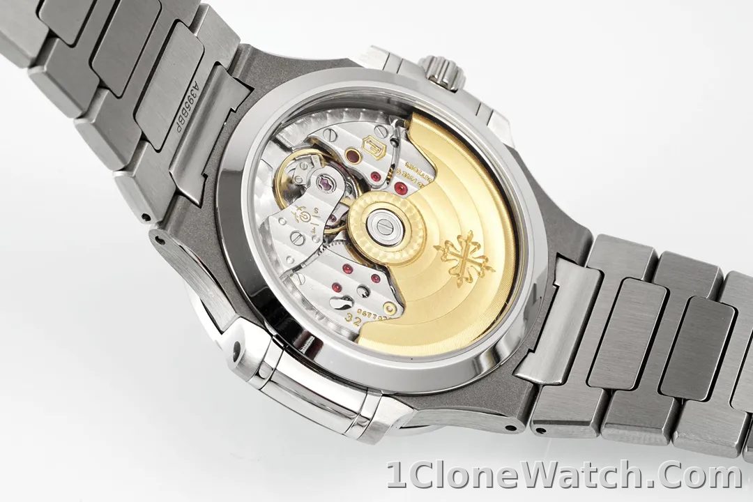 Patek Philippe Blue Nautilus Ladies Watch - detail