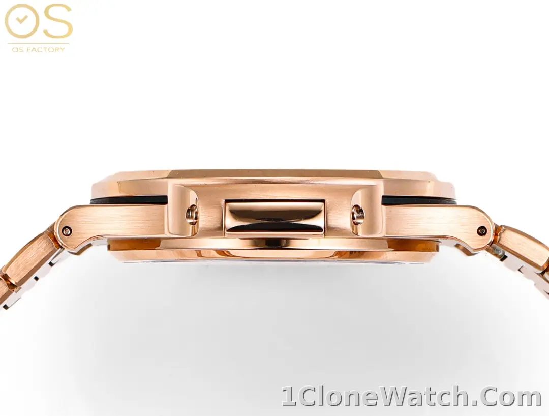 OSFactory Rose Gold Nautilus Style Watch - detail
