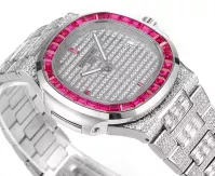 Patek Philippe White Gold Ruby Nautilus Watch - view 6