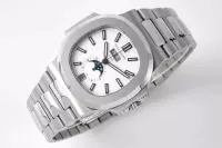 Patek Philippe Nautilus Silver Annual Calendar - view 4
