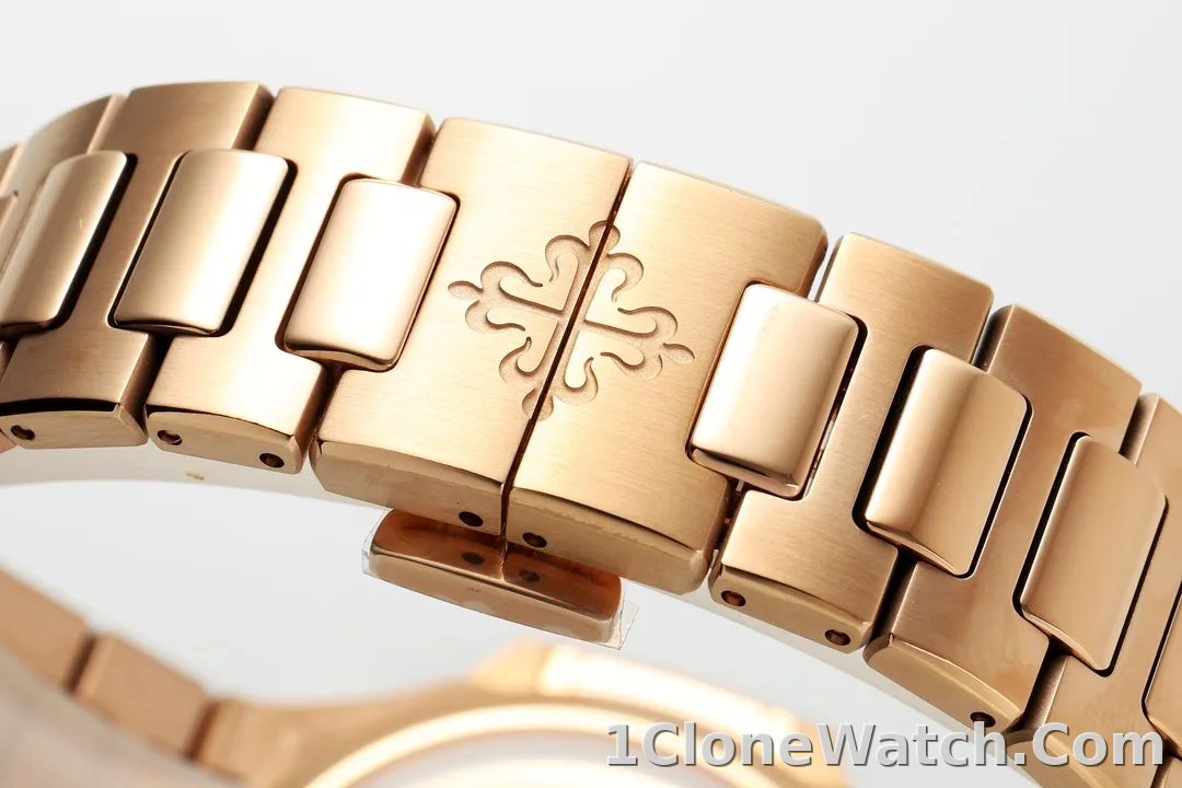 Patek Philippe Nautilus Rose Gold Watch - detail