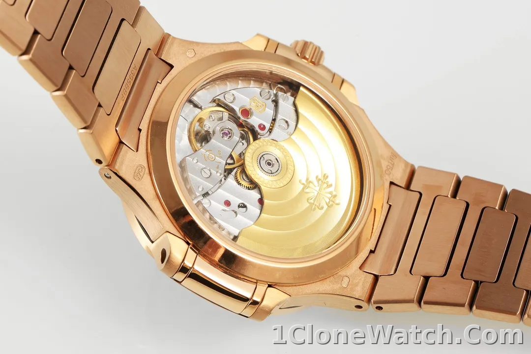 Patek Philippe Nautilus Rose Gold Watch - detail