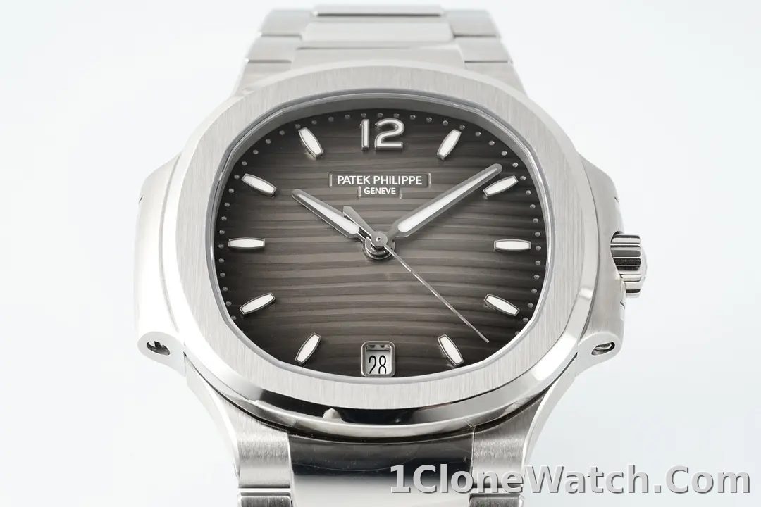 Patek Philippe Nautilus Grey Dial Watch - detail
