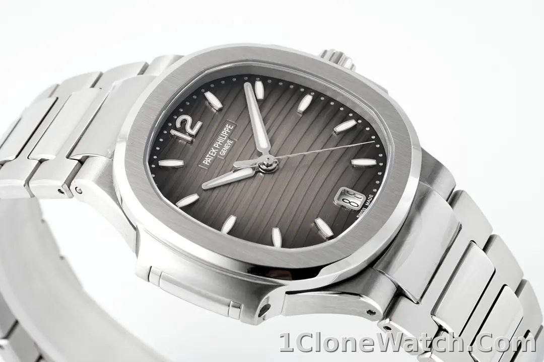 Patek Philippe Nautilus Grey Dial Watch - detail