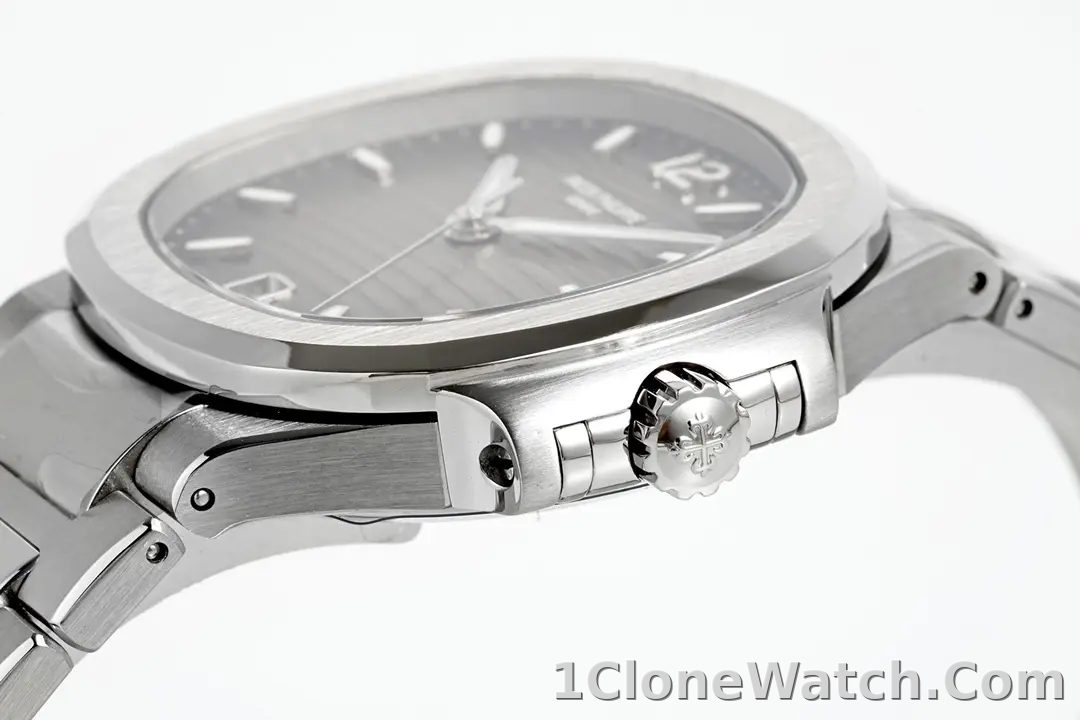 Patek Philippe Nautilus Grey Dial Watch - detail