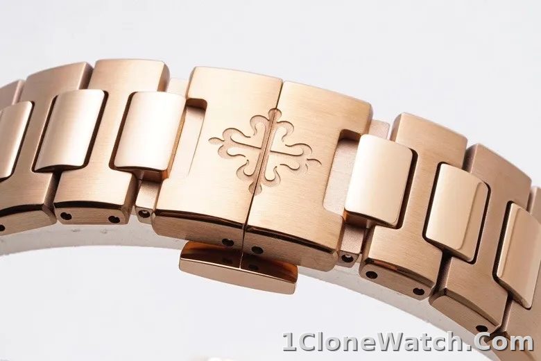 Patek Philippe Gold Nautilus Ladies Watch - detail