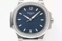 Patek Philippe Blue Nautilus Ladies Watch - view 3