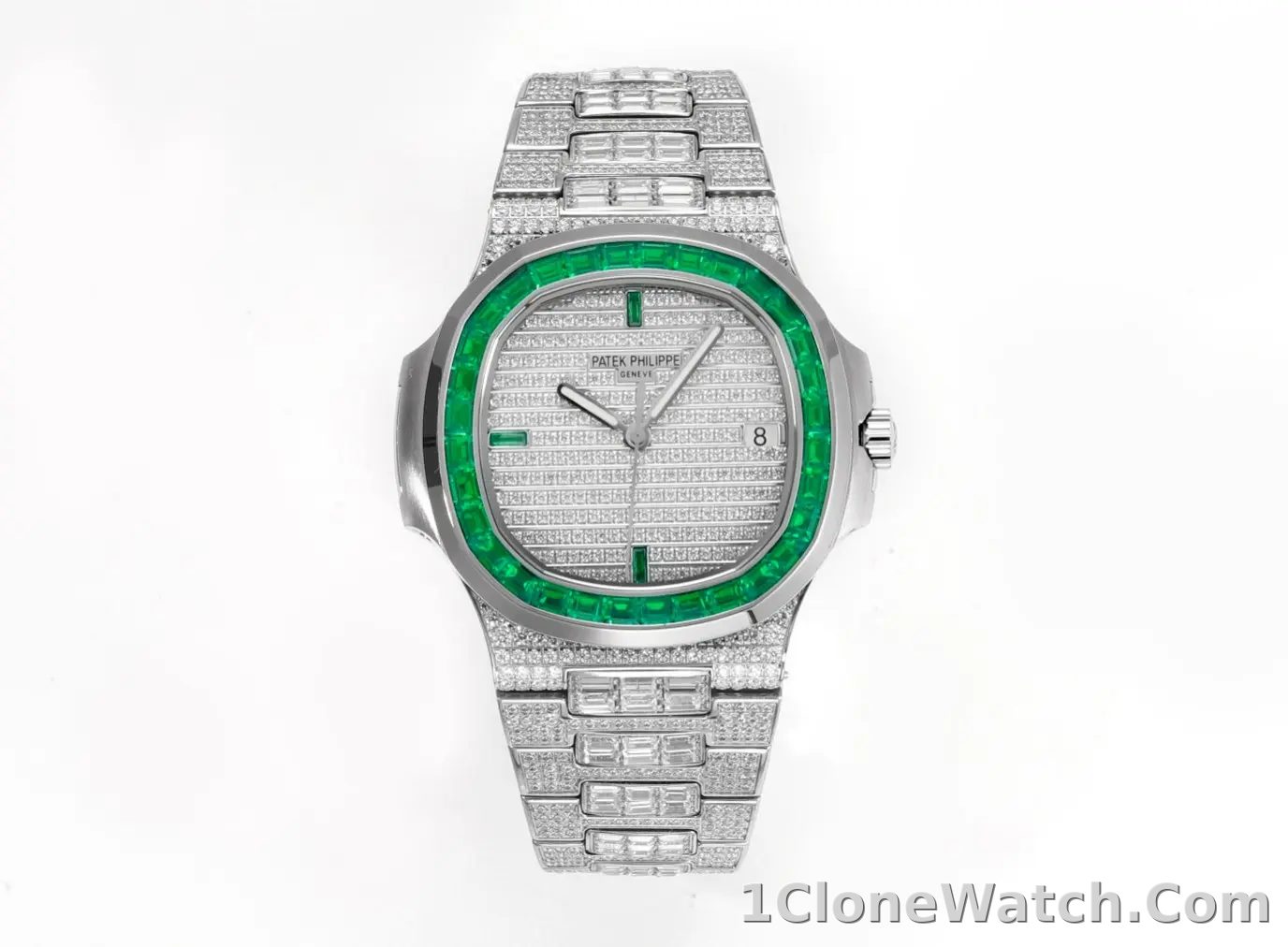 Patek Philippe Nautilus Platinum Green Watch
