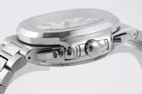 Patek Philippe Silver Nautilus Chronograph Watch - view 8
