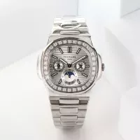Patek Philippe Silver Nautilus Watch - view 5