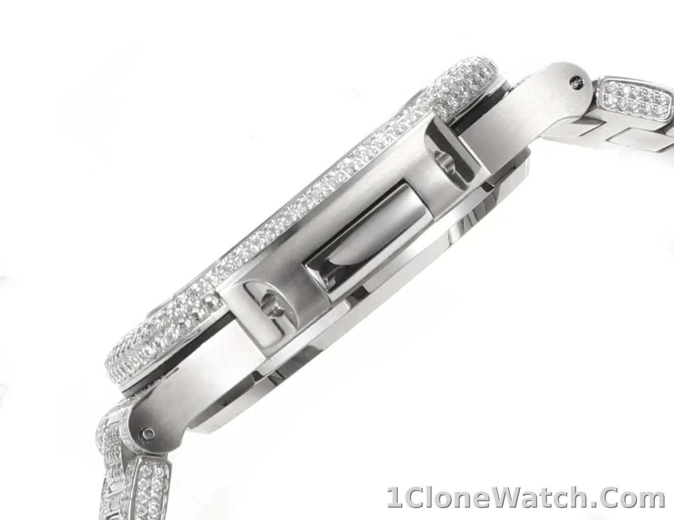 Patek Philippe Nautilus Full Star Watch, Platinum - detail