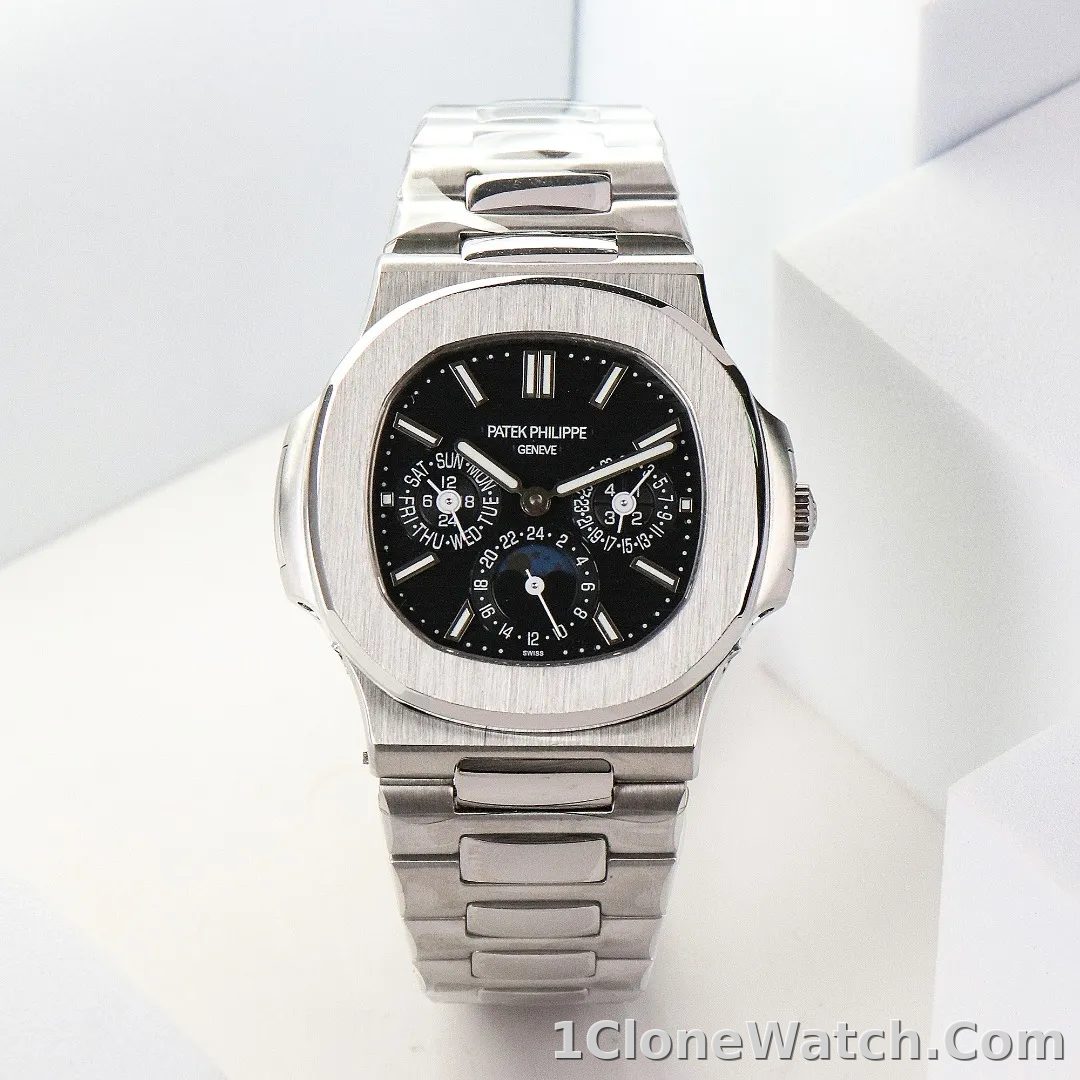 Patek Philippe Nautilus Black Perpetual Calendar