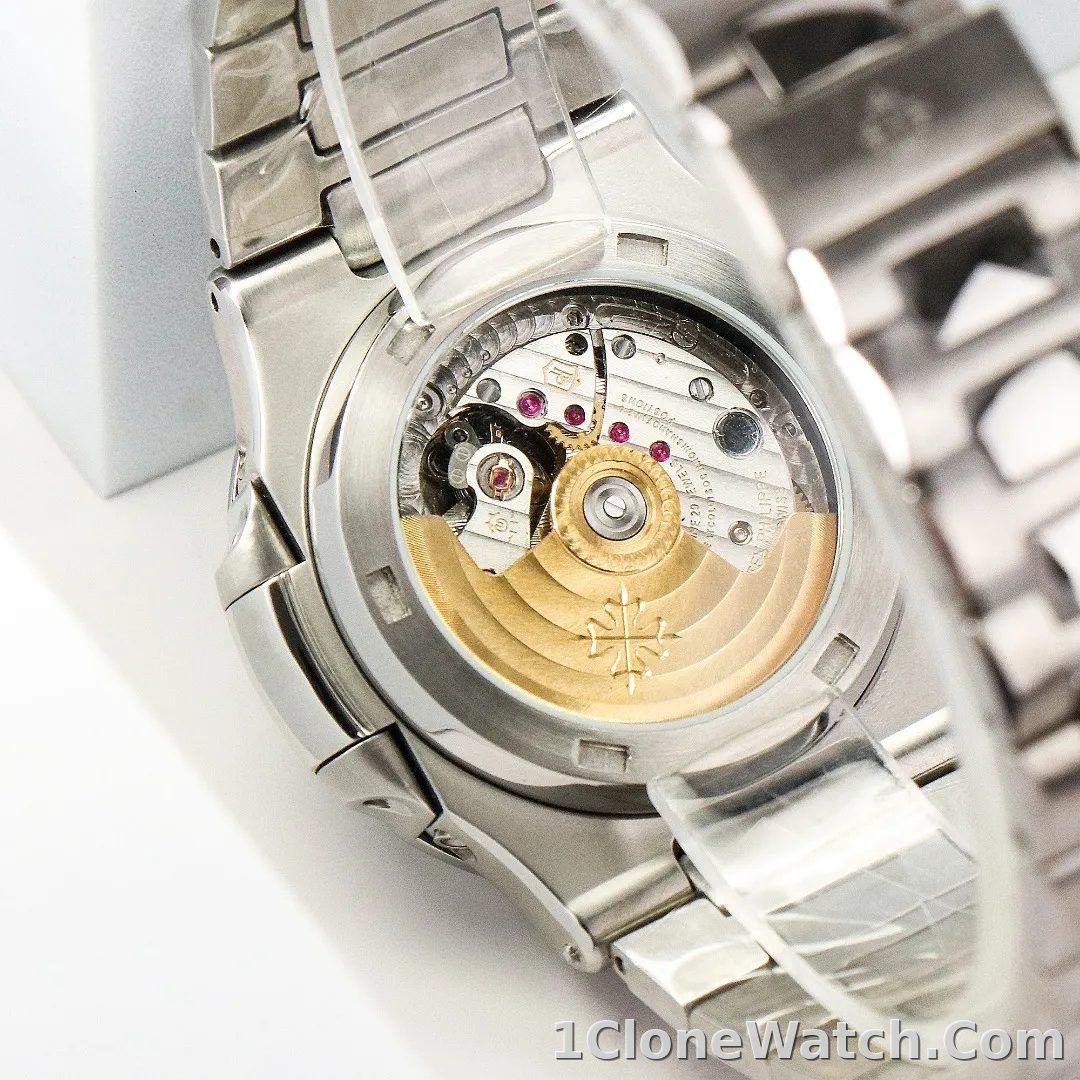 Patek Philippe Nautilus Black Perpetual Calendar - detail