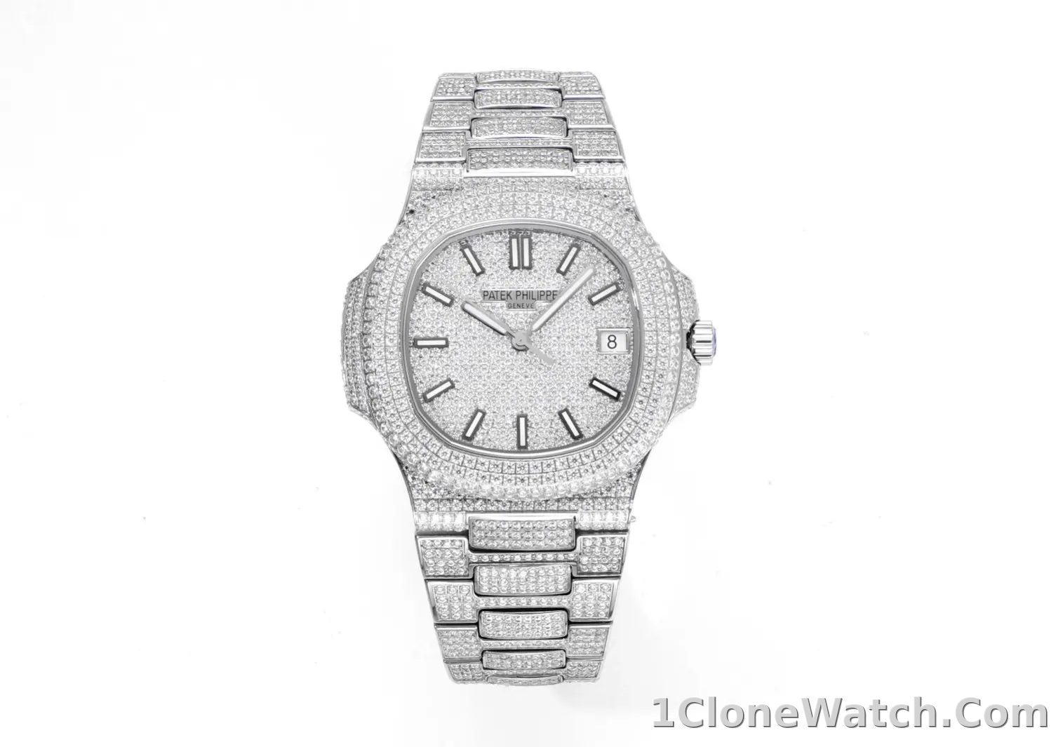 Patek Philippe Nautilus Full Star Platinum Watch