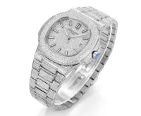 Patek Philippe Nautilus Full Star Platinum Watch - view 3