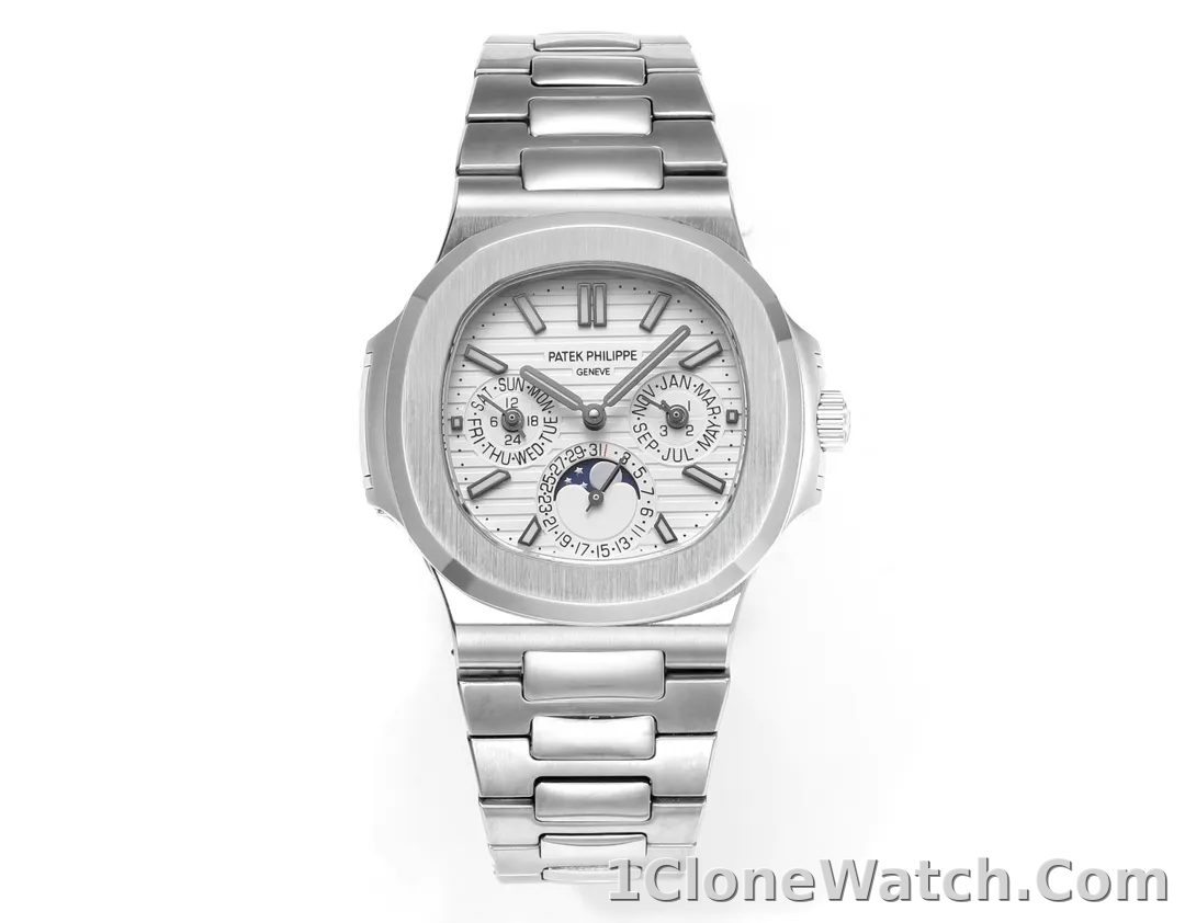 Patek Philippe Silver Nautilus Watch