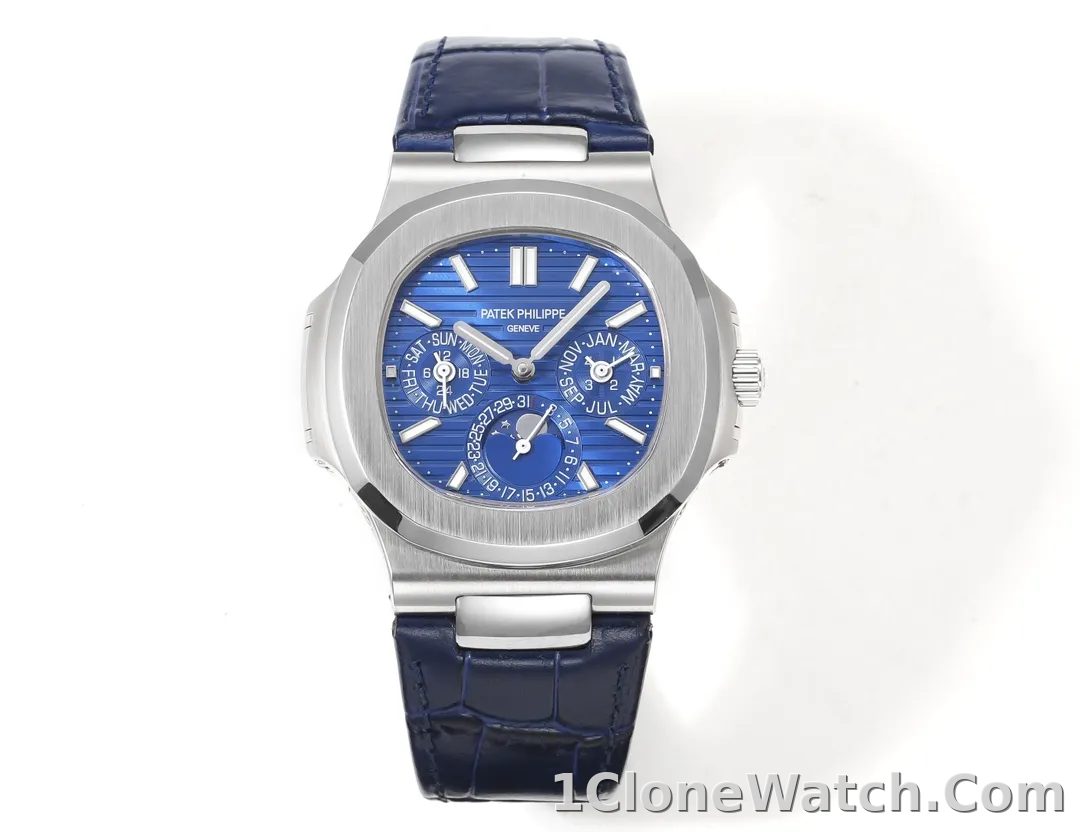 Patek Philippe Blue Nautilus Perpetual Watch