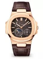 Patek Philippe Nautilus Moon Phase Rose Gold Watch 5712R-001 - view 1