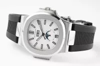 Patek Philippe Nautilus Blue Rubber Strap Watch - view 8