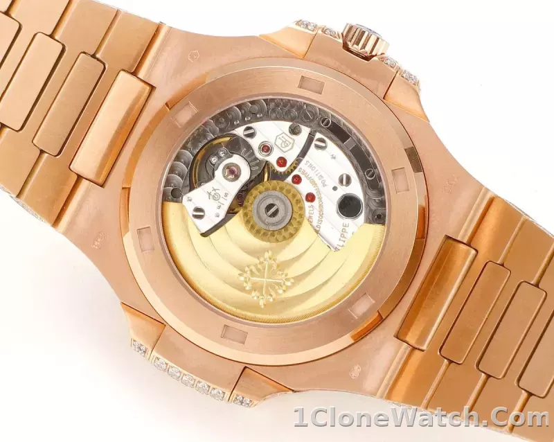 Patek Philippe Nautilus Rose Gold Watch - detail