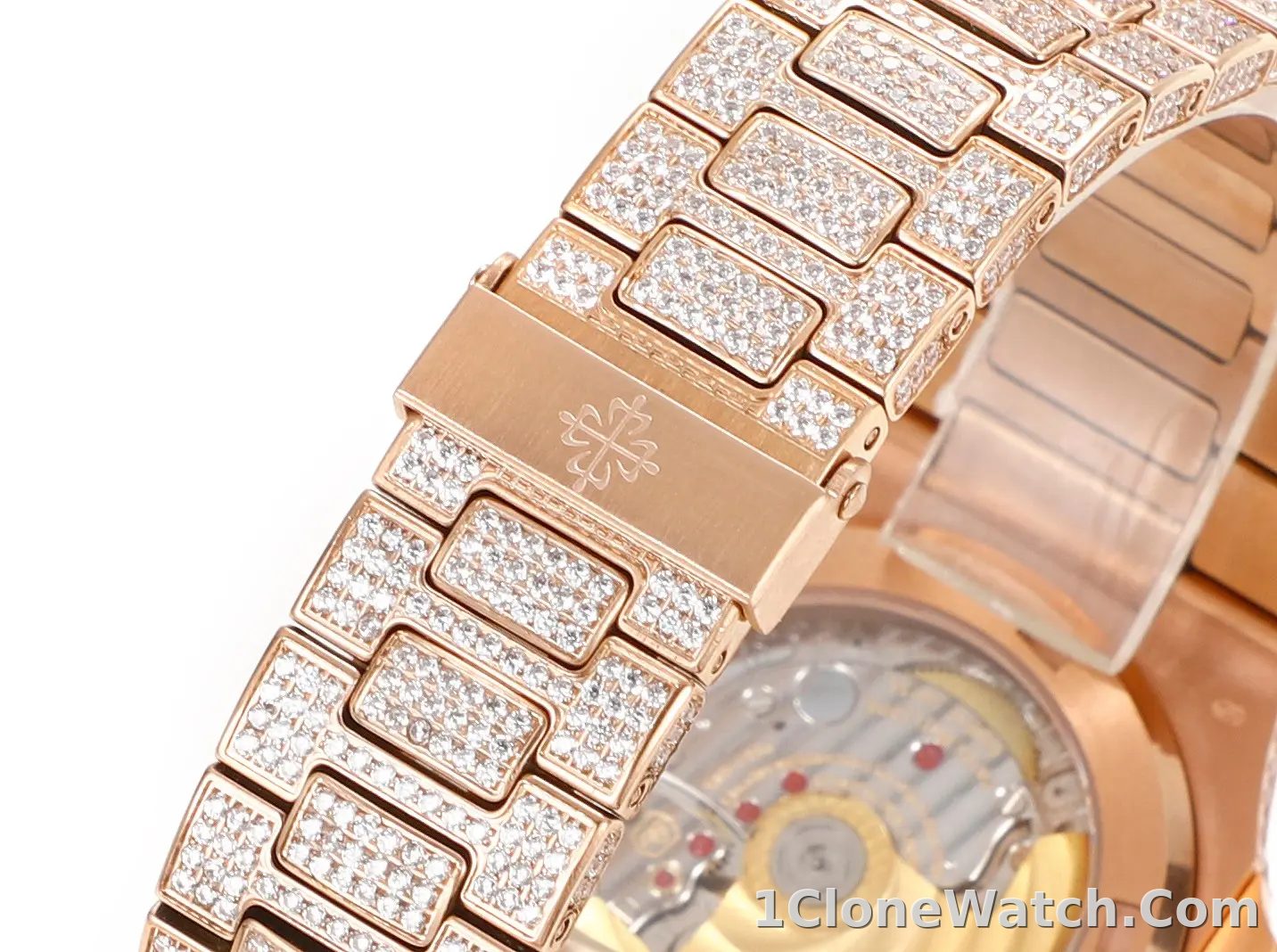 Patek Philippe Nautilus Rose Gold Watch - detail
