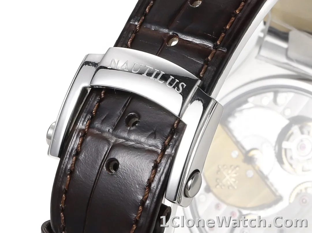 Patek Philippe Nautilus Grey Perpetual Watch - detail