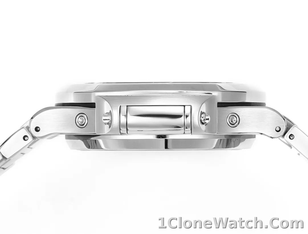 Patek Philippe Nautilus Grey Complication Watch - detail