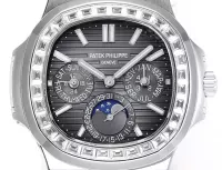 Patek Philippe Nautilus Grey Complication Watch - view 3