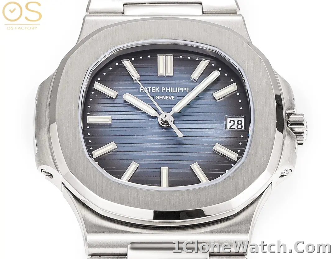 OSFactory Steel King Blue Nautilus Watch - detail