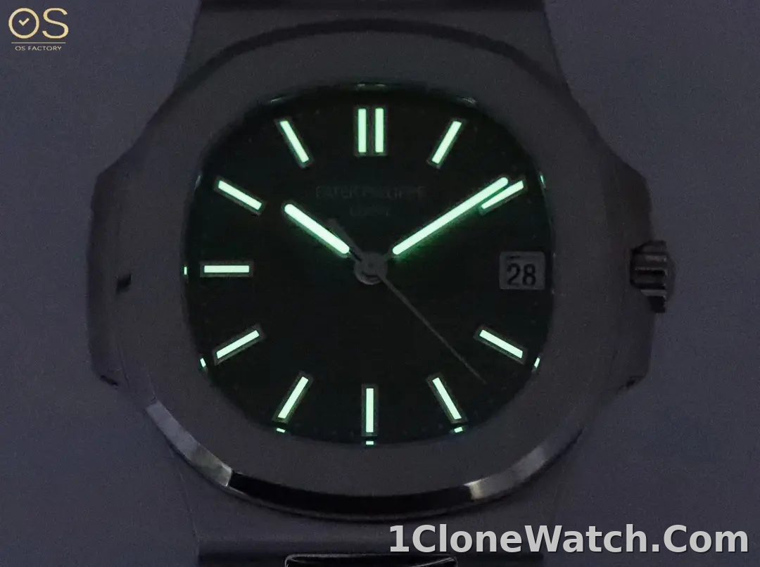 OSFactory Steel King Blue Nautilus Watch - detail