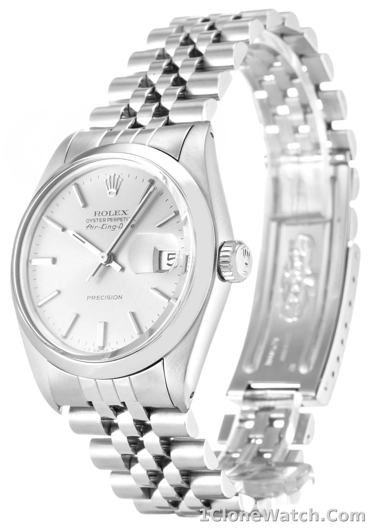 Rolex Air-King 34mm Grey Dial 5700 - detail