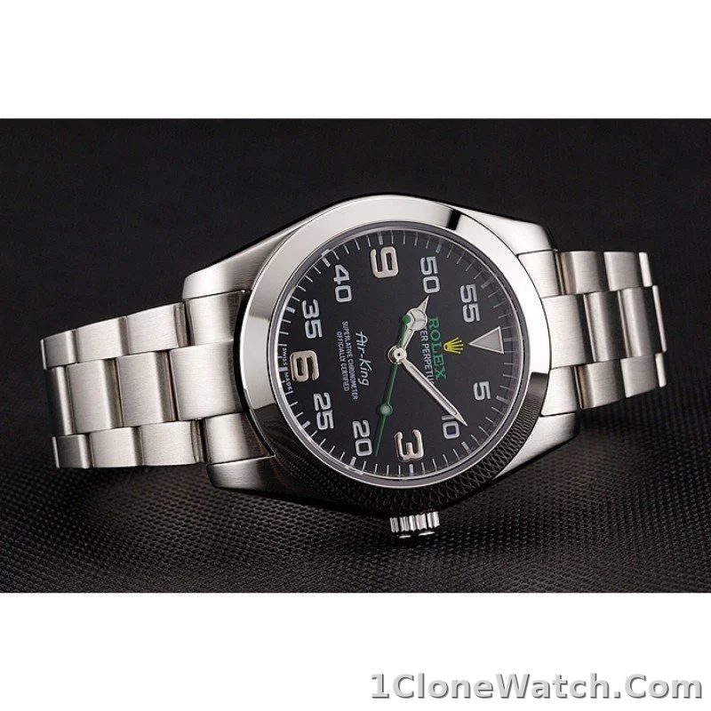 Rolex Air-King 38mm Black Dial 116900 - detail