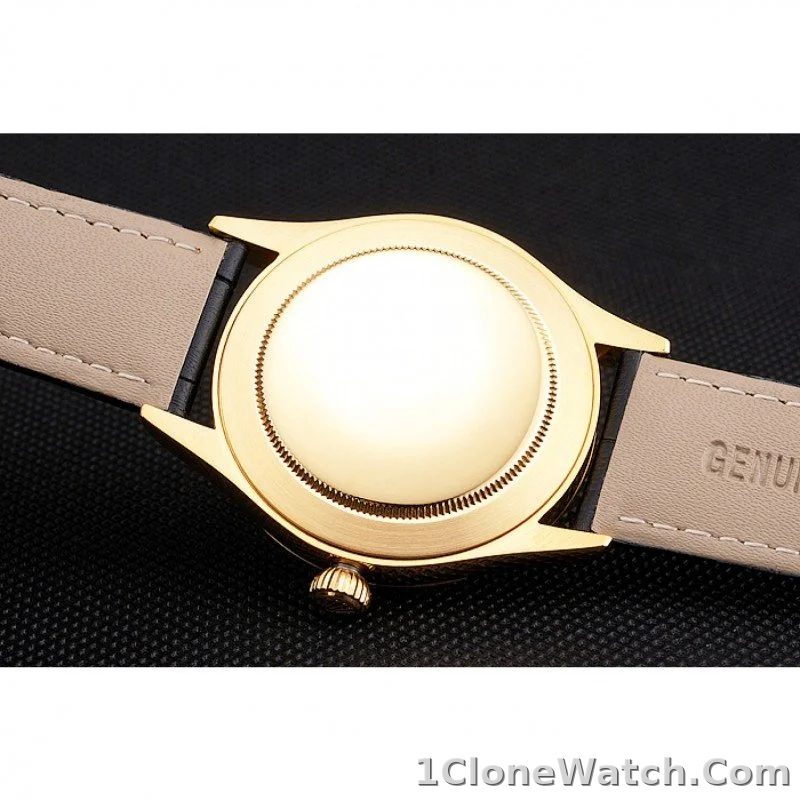 Superclone Rolex Cellini 38mm Black Dial REP016814 - detail