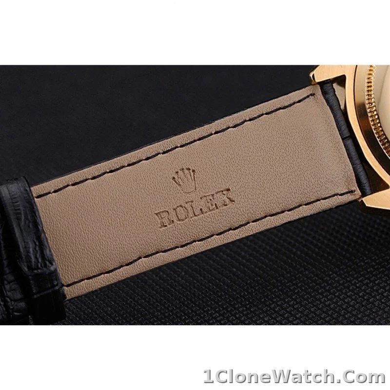 Rolex Cellini 40mm Black Dial 622832 - detail
