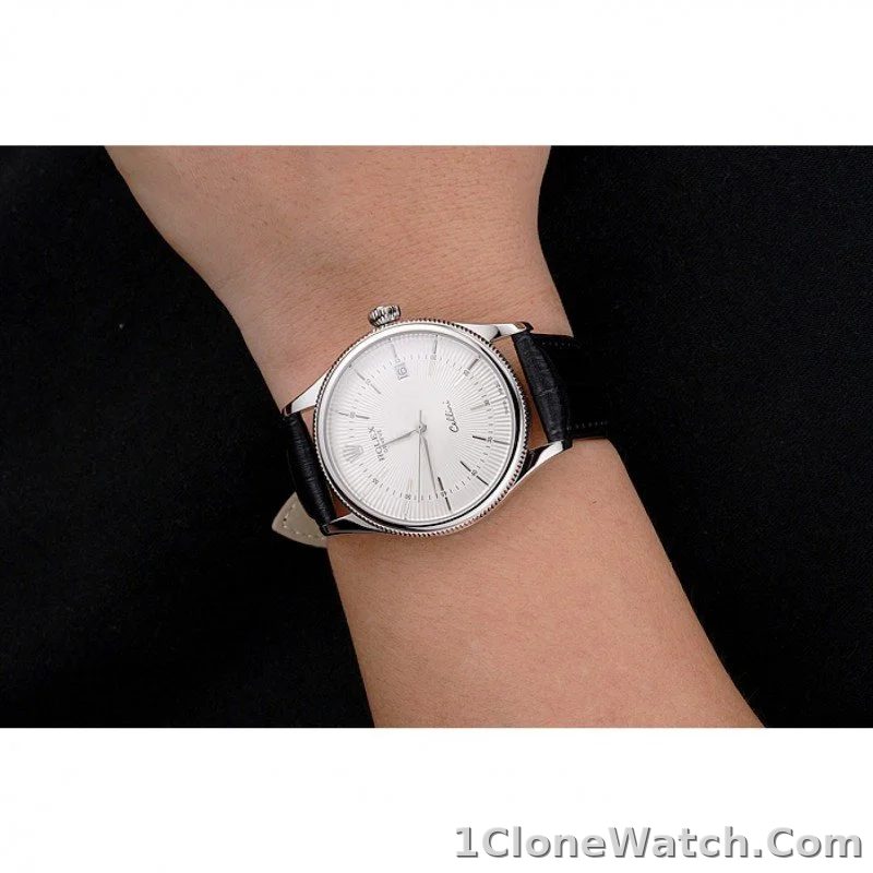 Superclone Rolex Cellini 38mm White Dial REP016802 - detail
