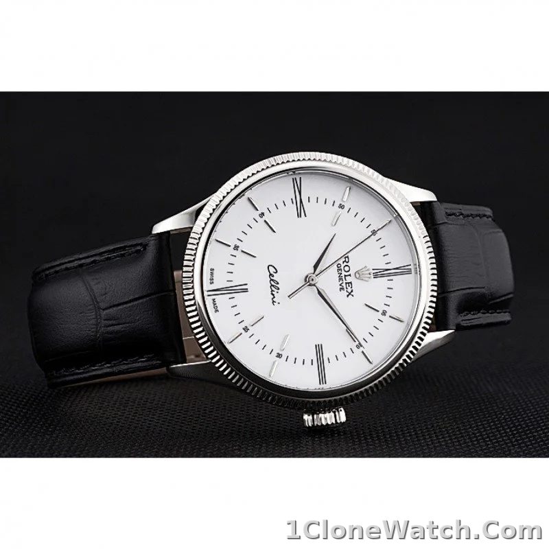 Superclone Rolex Cellini 39mm White Dial 622653 - detail