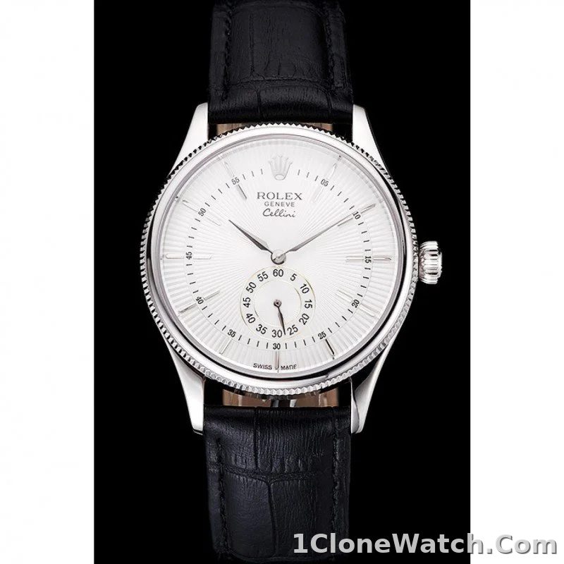 Superclone Rolex Cellini 38mm White Dial REP016811 - detail