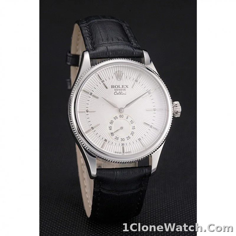 Superclone Rolex Cellini 38mm White Dial REP016811 - detail