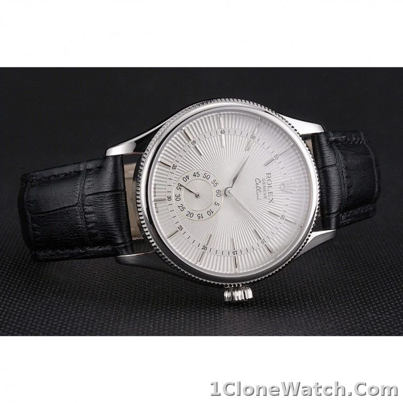 Superclone Rolex Cellini 38mm White Dial REP016811 - detail