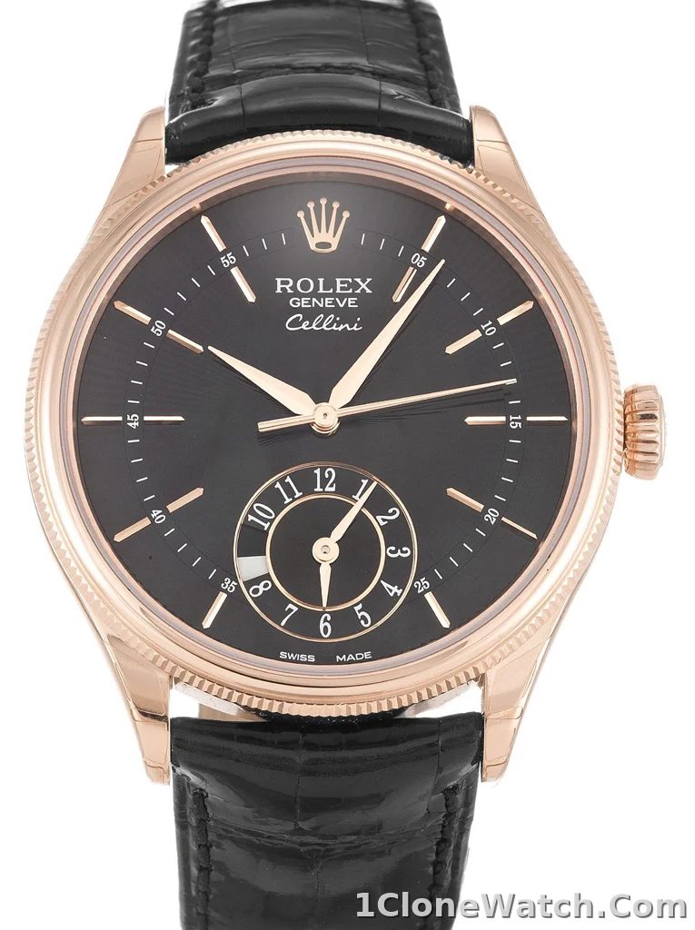 Rolex Cellini 39mm Black Dial 50525