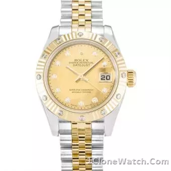 Rolex Datejust Lady 179173 - detail