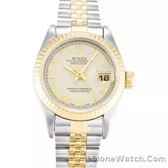 Rolex Mid-Size Datejust 68274 - detail
