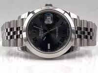 Superclone Rolex Datejust 41mm Rhodium Dial 126300  Wimbledon  Jubilee - view 4
