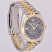 Superclone Rolex Datejust 41mm Rhodium Dial 126333 Wimbledon Flutted / Jubilee - view 4