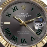 Rolex Datejust II 41mm Rhodium Dial 126333  Wimbledon  Two-Tone Oyster - view 3