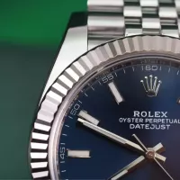 Rolex Datejust 41mm Blue Dial 126334 Jubilee - view 9