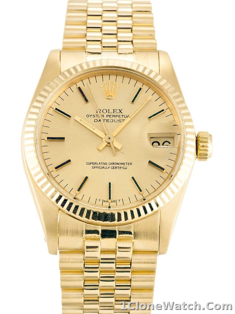 Rolex Datejust Mid-Size 30mm Champagne Dial 6827